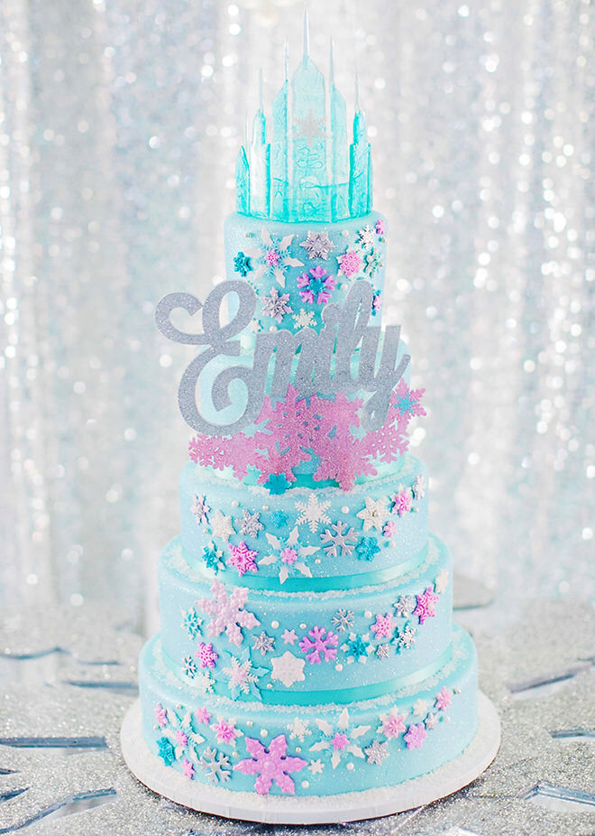 Frozen Candy Cake - Creme Castle