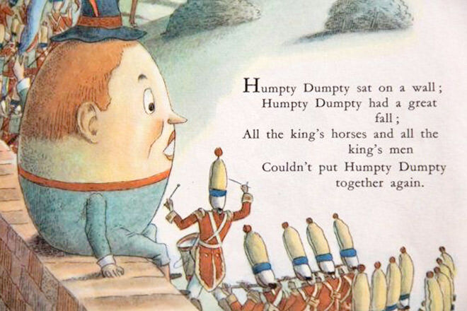 Humpty Dumpty nursery rhyme