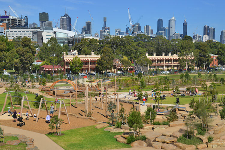 Melbourne's fab new playground at Royal Park