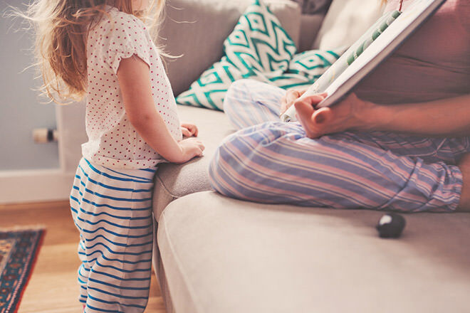 Reading in pyjamas