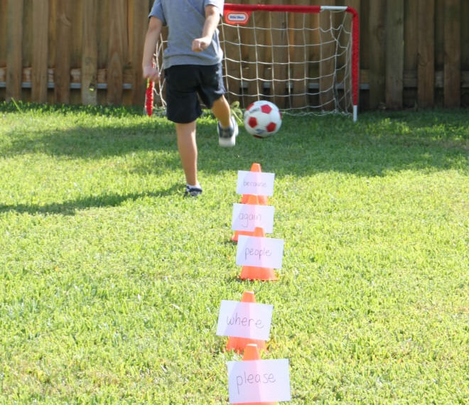 Soccer Sight Word Game