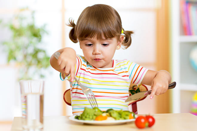 Teaching table manners