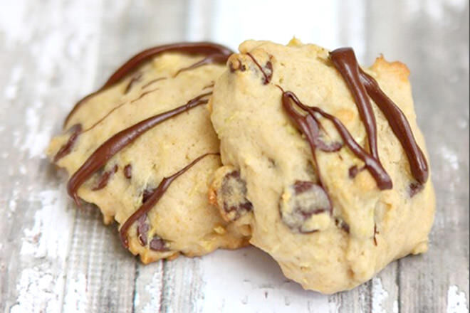 Delicious recipe for Zucchini chocolate cookies