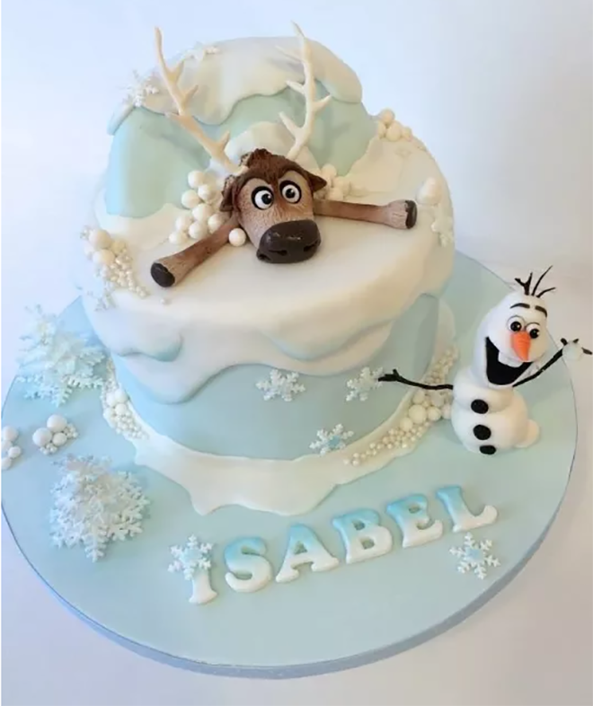 Elsa Birthday Cake — emoticakes