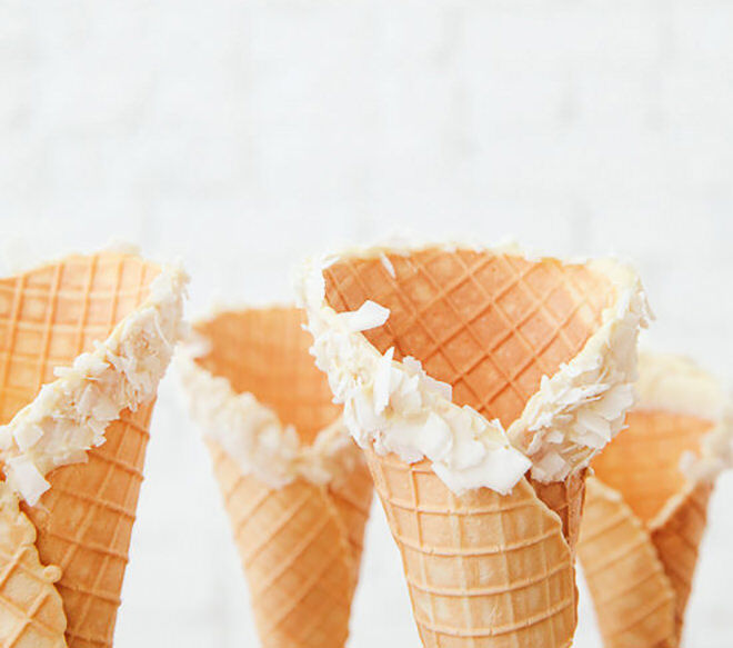 Make your own cones - how to throw a deliciously fun ice cream party.
