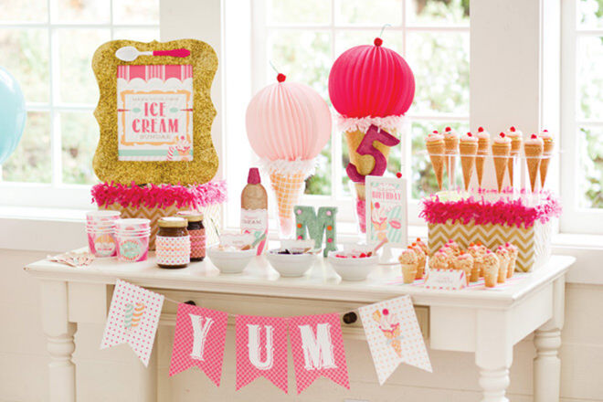 How to throw a deliciously fun ice cream party.