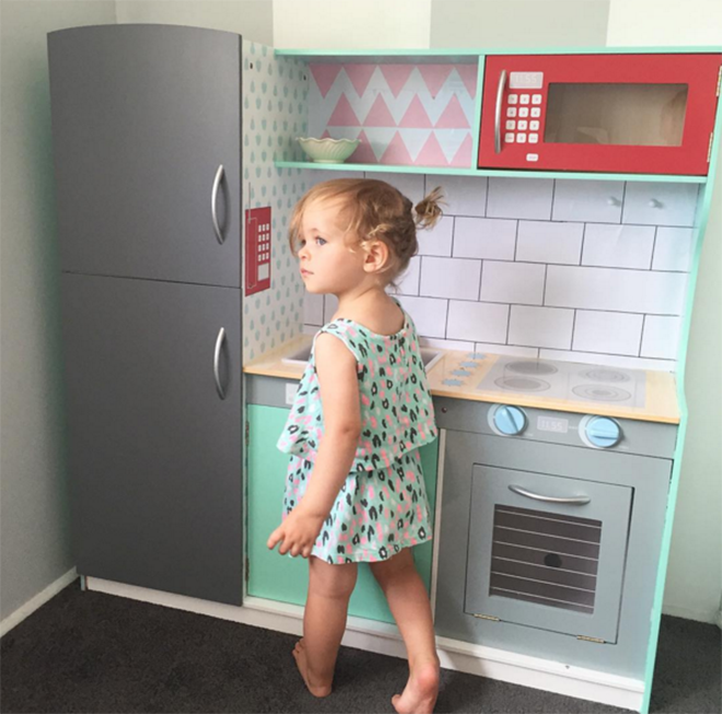 Cute Colours - the best hacks of the Kmart Kids Kitchen. 
