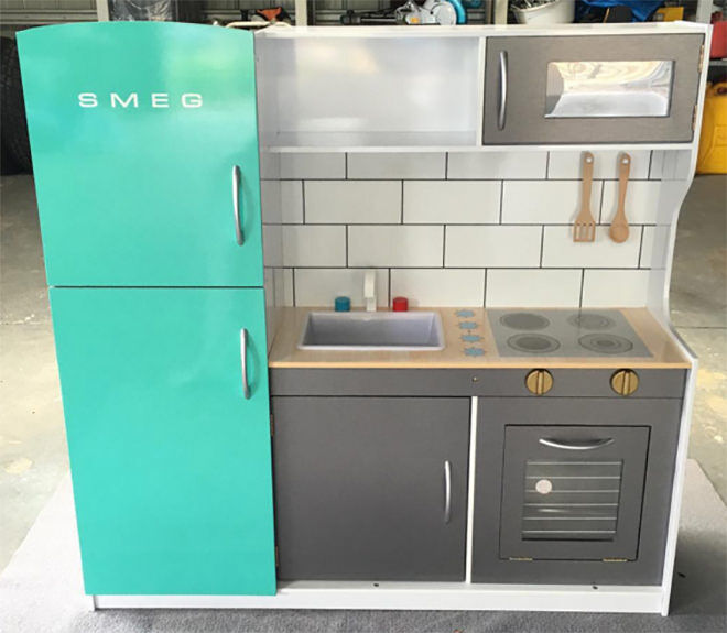 Mint Smeg so cute! The best hacks of the Kmart Kids Kitchen