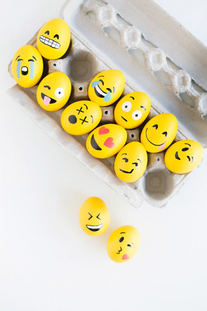 Emoji Easter Egg Decorations by Studio DIY