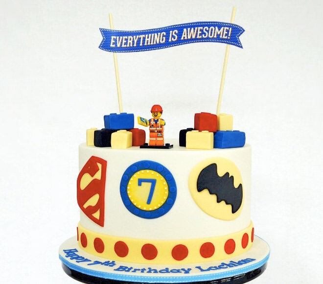 LEGO Superhero Cake