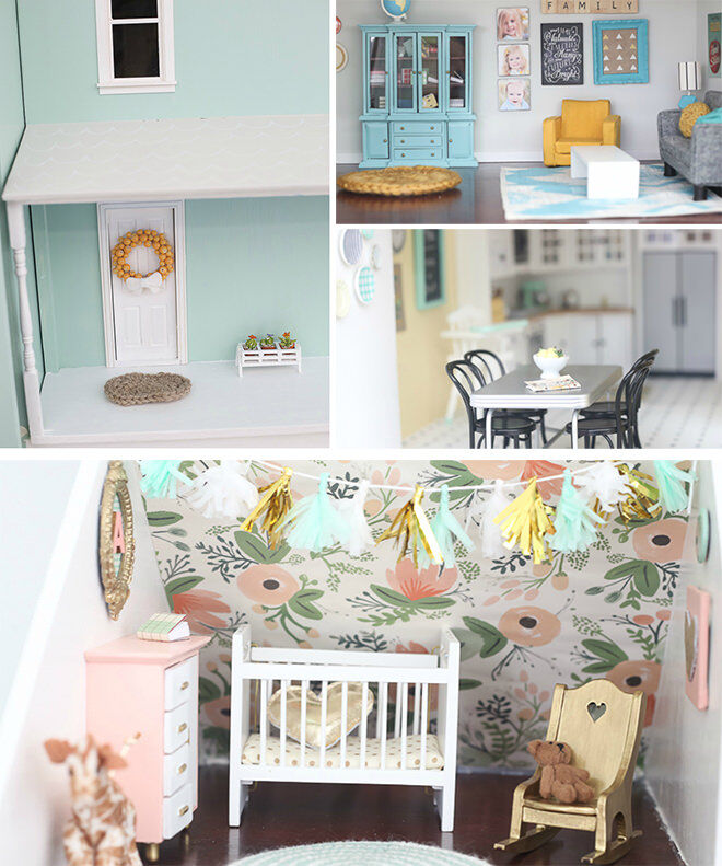 Craftiness is not Optional - How to do a DIY Dolls House Reno.