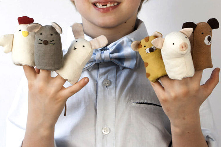 Down to the woods finger puppets