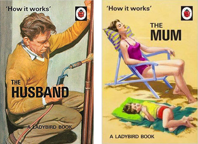 Adults Ladybird books