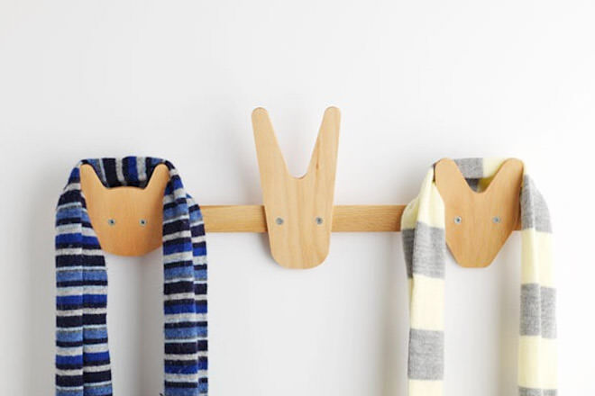 Animal coat rack