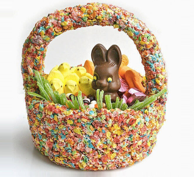 cereal Easter basket