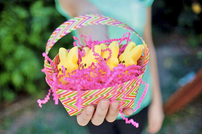 Duct tape Easter basket