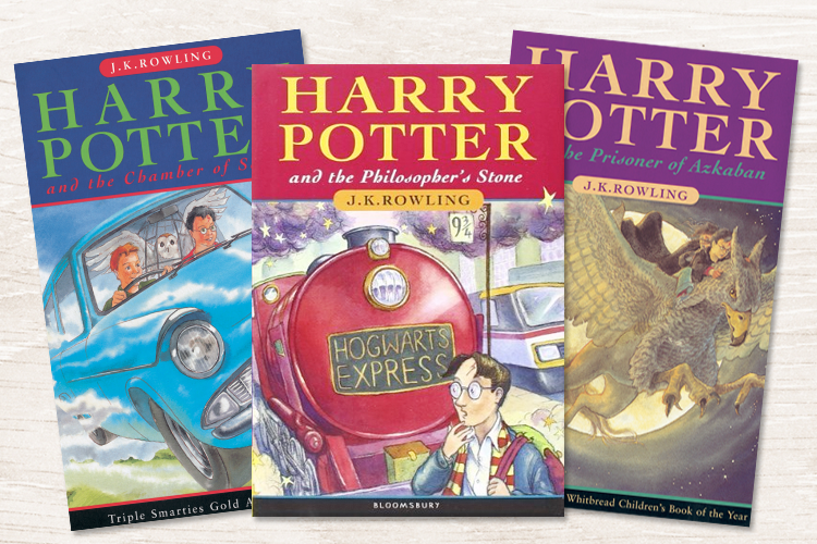 Early edition Harry Potter books