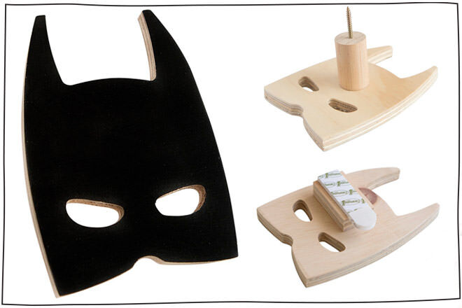 Charlie and Jae batman mask hook