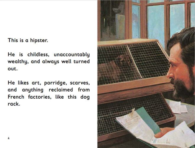 Hipster Ladybird book for adults