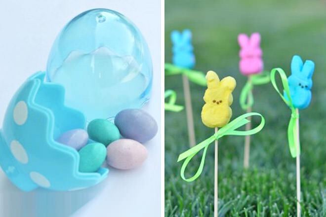 Easter magic jelly beans lollypop garden