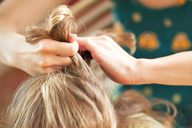 Keep longer hair securely tied back can prevent the spreading of nits