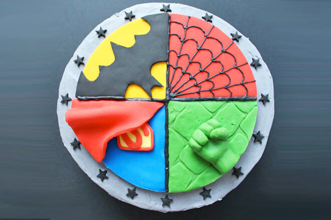 AvengerS SUPERHERO CAKE F