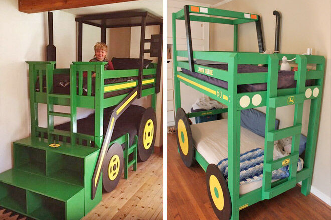 diy tractor bed