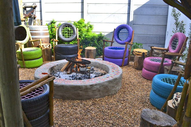 Tyre chairs