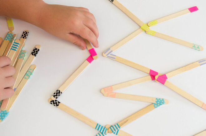 Paddle Pops Dominos. Busy bags for busy toddlers.