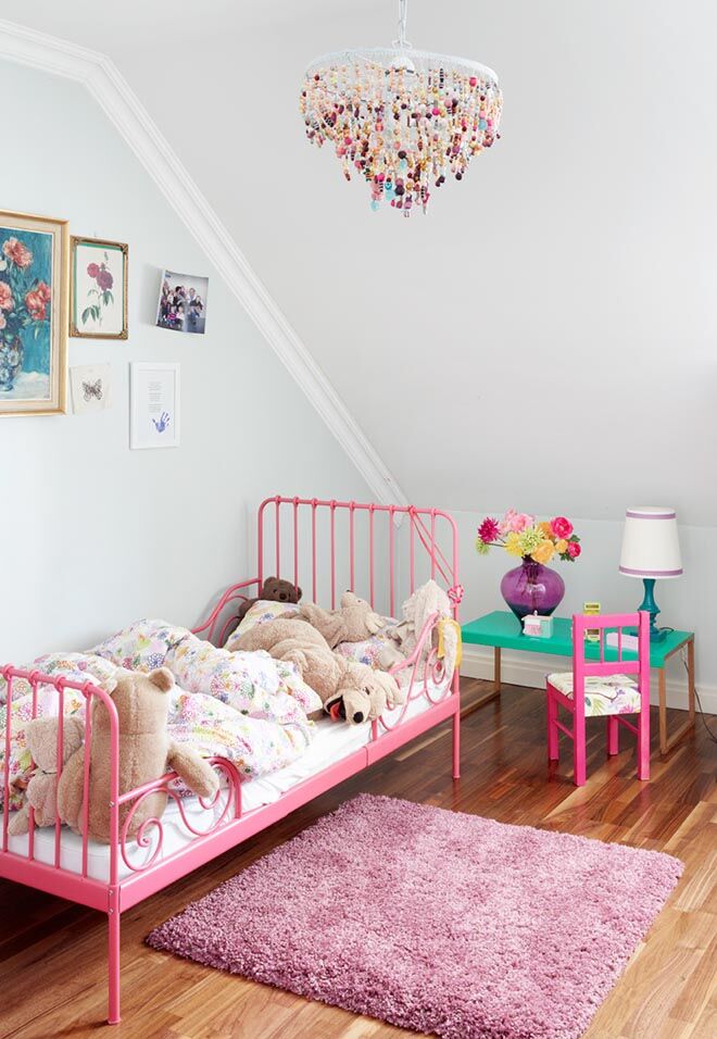 Lots of Pink! Toddler Room Inspiration.