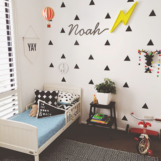 Noah's Room - Honey and Fizz. Toddler Room Inspiration.