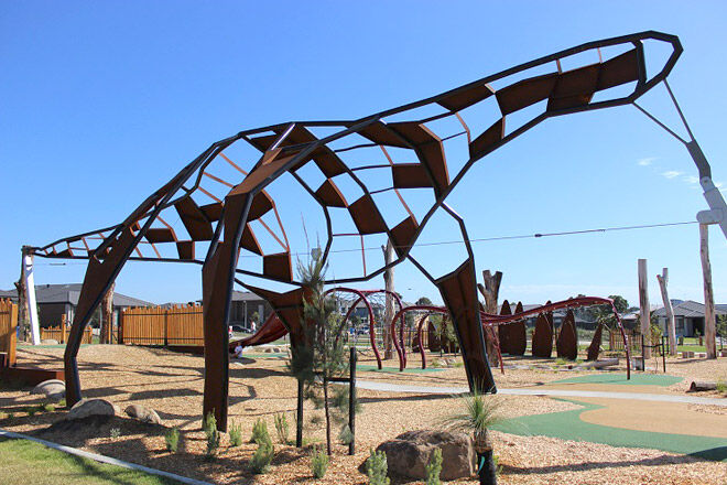 Megasaurus dinosaur playground melbourne