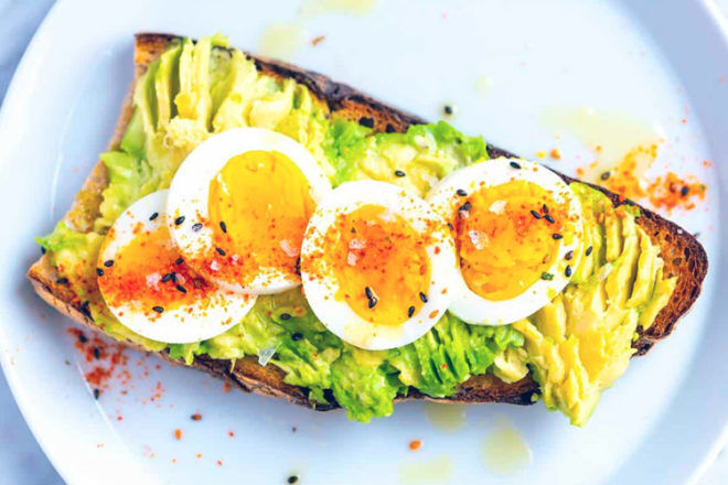 Easy Mother's Day Breakfast Ideas: Avocado on toast with egg