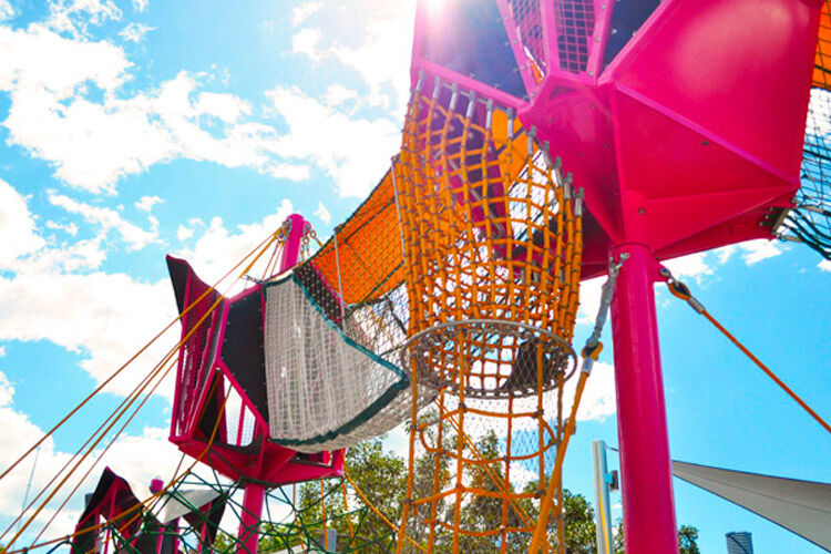 South Bank Brisbane Riverside Green Playground