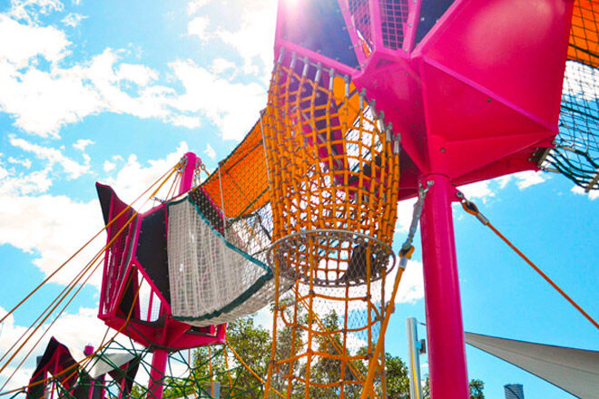 south bank brisbane riverside green playground