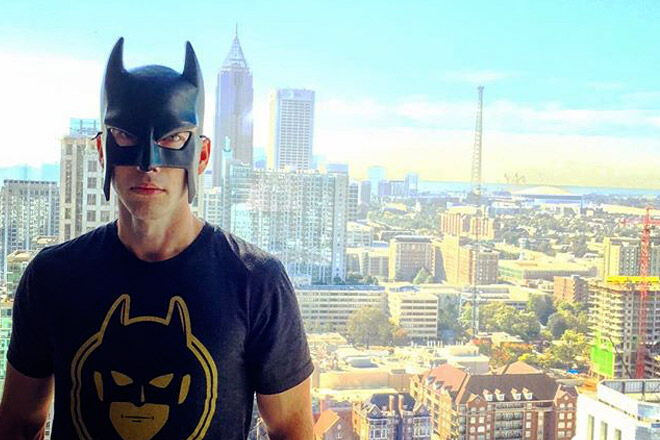 Instagram Batman dad superhero