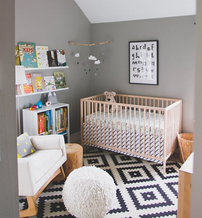 17 inspirational nursery designs using the IKEA Sniglar cot