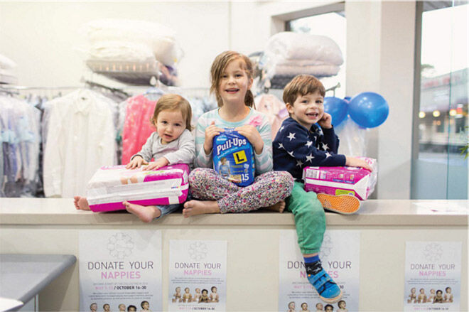 Donate your old nappies to the Nappy Collective