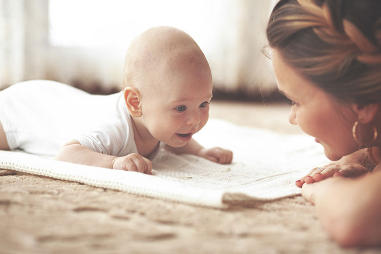 Tips for tummy time with baby