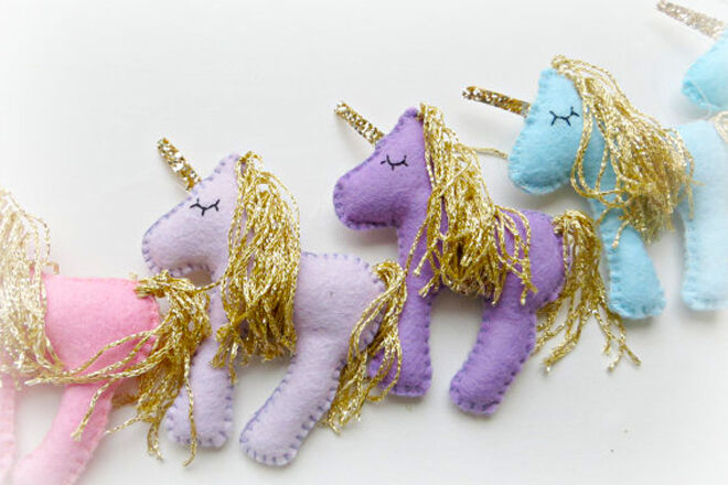 Unicorn Pastel Handmade Garland