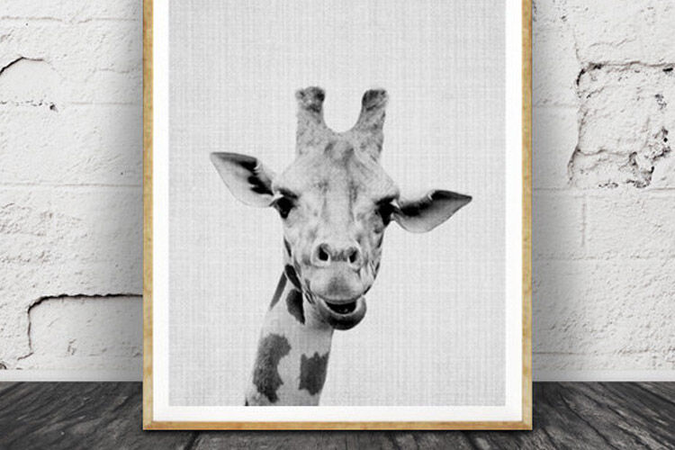 Lila x Lola Giraffe print