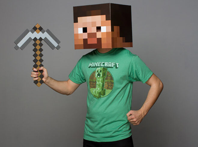 minecraft steve irl