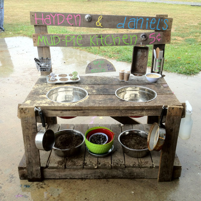 DIY Mudpie station