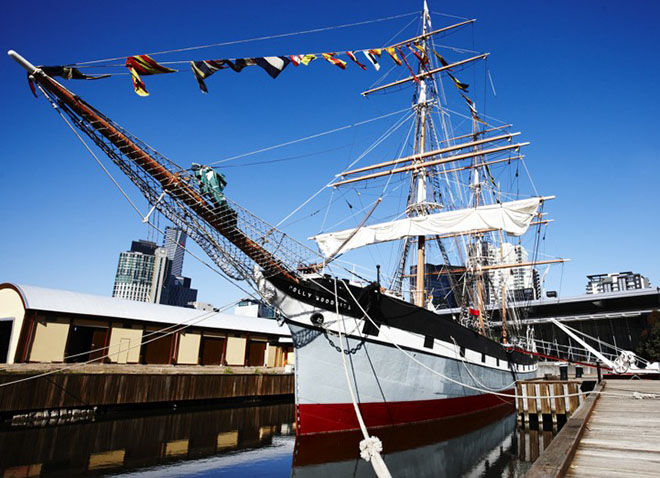 The Polly Woodside. Ships to see in Melbourne.