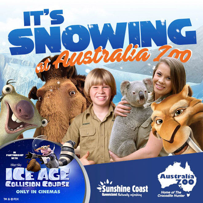 ice age school holiday Queensland Sunshine Coast