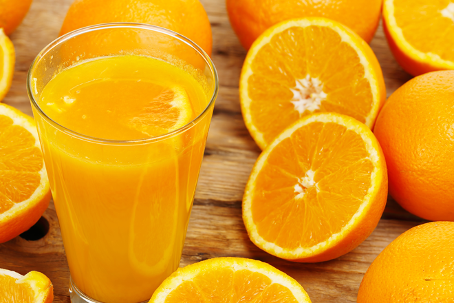 Pregnancy foods to eat orange juice
