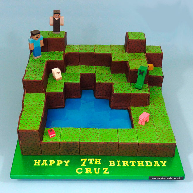 25 Minecraft cake ideas to build  Mum's Grapevine