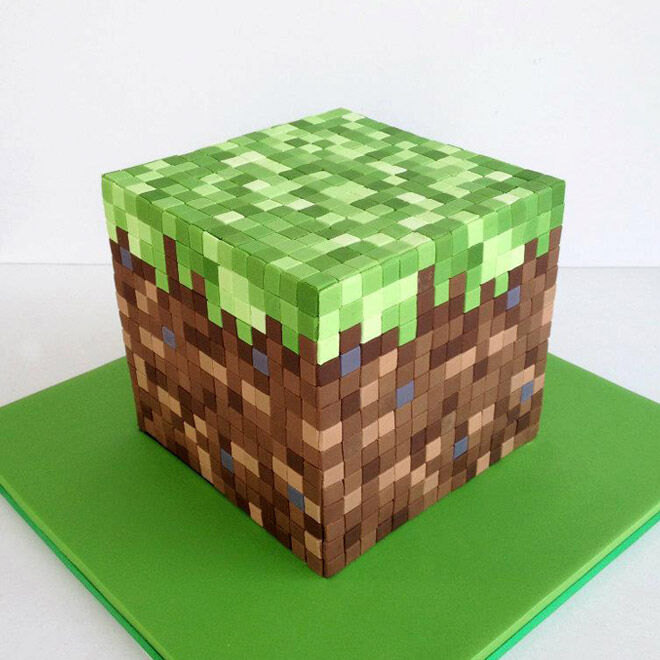 How To Make A Minecraft Cake