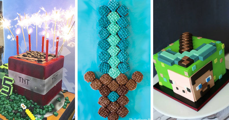 25 Minecraft cake ideas to build  Mum's Grapevine