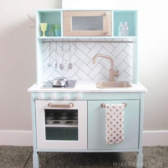 IKEA kids kitchen hack